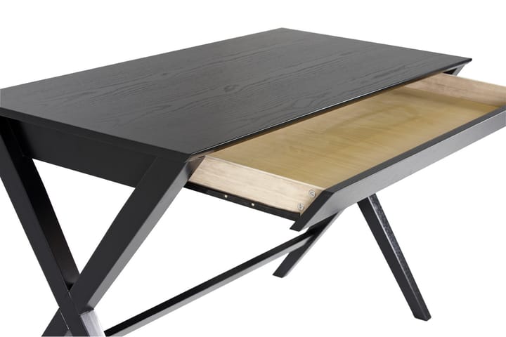 Kirjoituspöytä Writex 120 cm Säilytyksellä Laatikko - Luonnonväri/Musta - Tietokonepöytä
 - Kirjoituspöytä