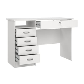 Klintberg työpöytä 5 laatikolla 109x48x76 cm - Huonekalut - Pöytä & ruokailuryhmä - Työpöytä - Kirjoituspöytä