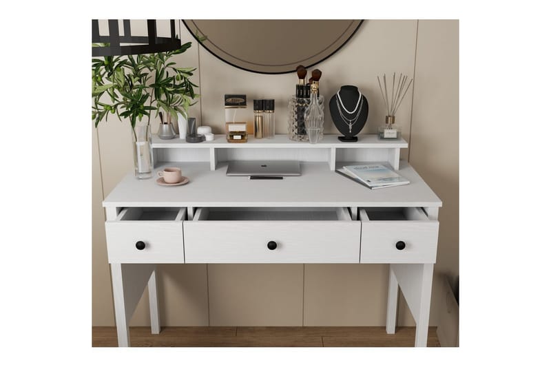 Krynn Kampauspöytä 120 cm - Luonnollinen/Valkoinen - Huonekalut - Pöytä & ruokailuryhmä - Työpöytä
 - Tietokonepöytä