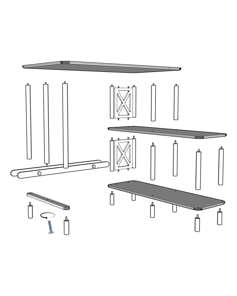 Morina Kirjoituspöytä 125 cm - Tammi - Huonekalut - Pöytä & ruokailuryhmä - Työpöytä - Tietokonepöytä