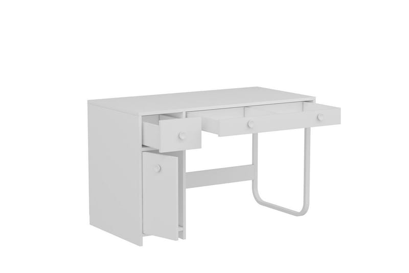 Neric Kirjoituspöytä 60x120 cm - Valkoinen - Huonekalut - Pöytä & ruokailuryhmä - Työpöytä
 - Tietokonepöytä