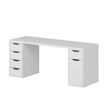 Opiskelupöytä Kalune Design Alen 180 cm (180 x 75 x 60 cm) Valkoinen 5 kaappia - Valkoinen - Huonekalut - Pöytä & ruokailuryhmä - Työpöytä - Tietokonepöytä