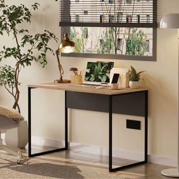 Opiskelupöytä Skye Decor Bren (100 x 75 x 55 cm) Tammi antrasiitti - Oak/Anthracite - Huonekalut - Pöytä & ruokailuryhmä - Työpöytä - Tietokonepöytä