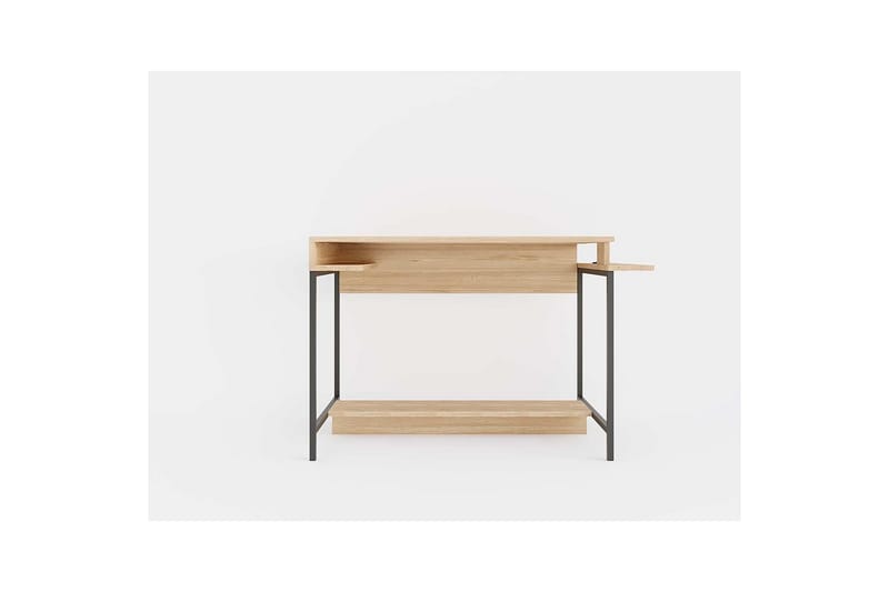 Ovran Kirjoituspöytä 57x113 cm - Tammi/Musta - Huonekalut - Pöytä & ruokailuryhmä - Työpöytä
 - Tietokonepöytä