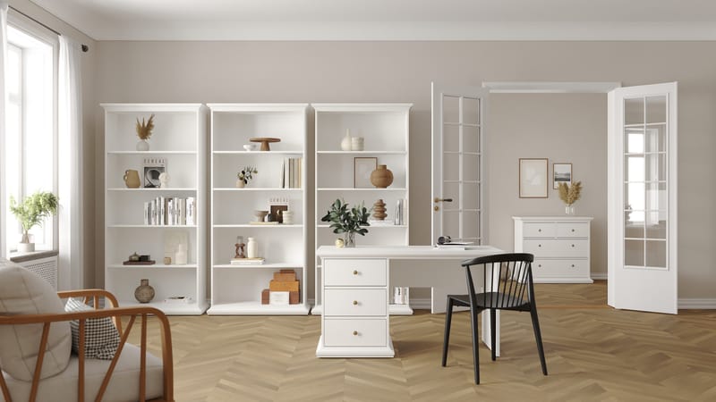 Paris työpöytä 130x62x74 cm - Huonekalut - Pöytä & ruokailuryhmä - Työpöytä - Kirjoituspöytä