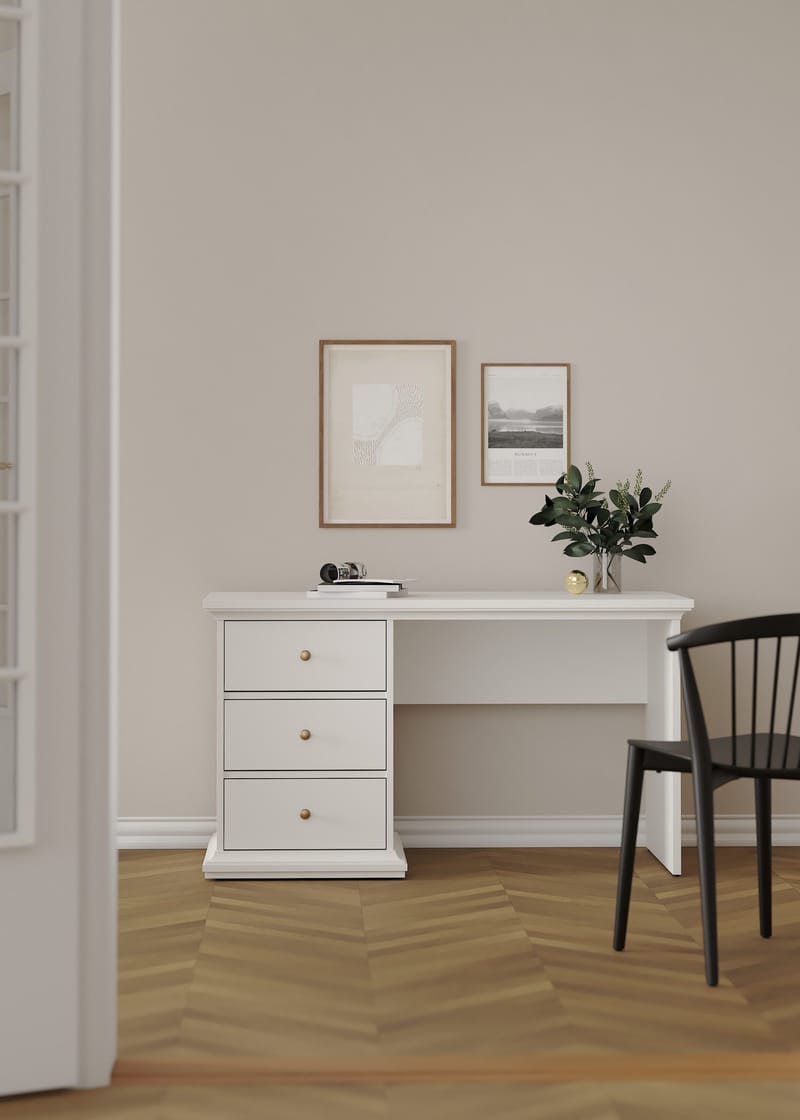 Paris työpöytä 130x62x74 cm - Huonekalut - Pöytä & ruokailuryhmä - Työpöytä - Kirjoituspöytä