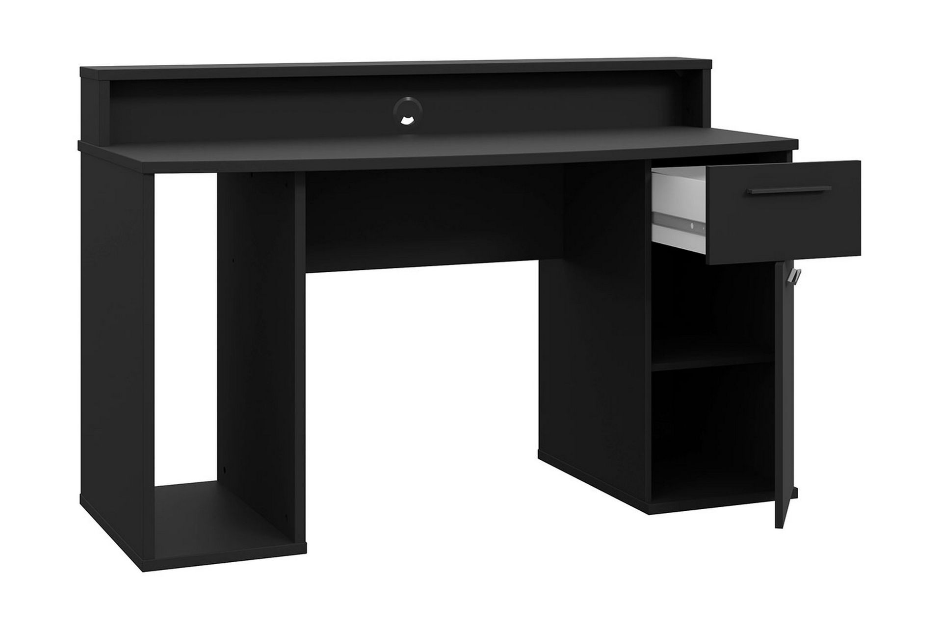Pelipöytä Carcelen 140 cm - Musta - Huonekalut - Pöytä & ruokailuryhmä - Työpöytä
 - Pelipöytä