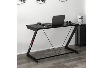 Pelipöytä Zoned 120 cm - Musta - Huonekalut - Pöytä & ruokailuryhmä - Työpöytä - Pelipöytä