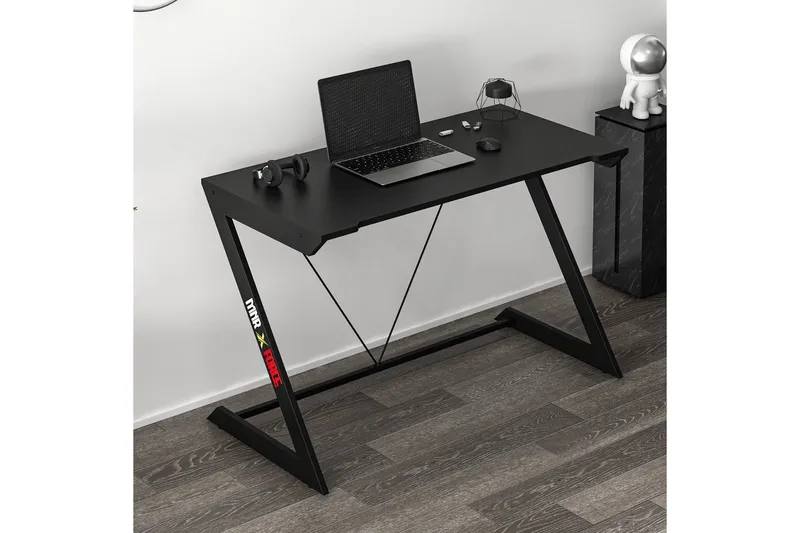 Pelipöytä Zoned 120 cm - Musta - Huonekalut - Pöytä & ruokailuryhmä - Työpöytä - Pelipöytä