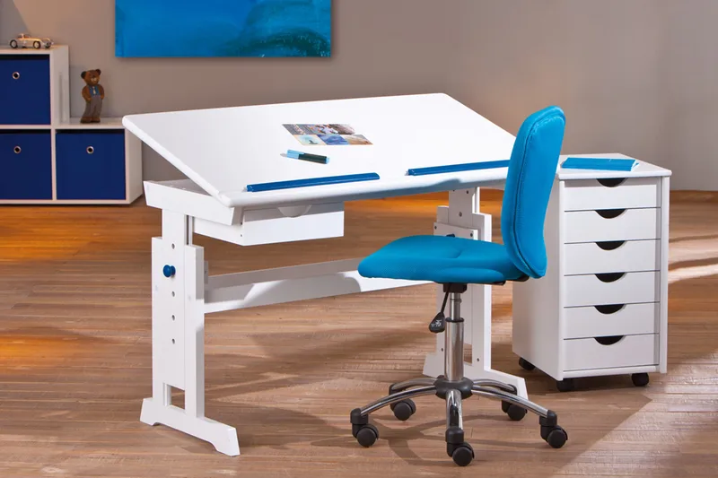 LaKivi Kirjoituspöytä Aurelius - Valkoinen - Huonekalut - Pöytä & ruokailuryhmä - Työpöytä - Piirustuspöytä