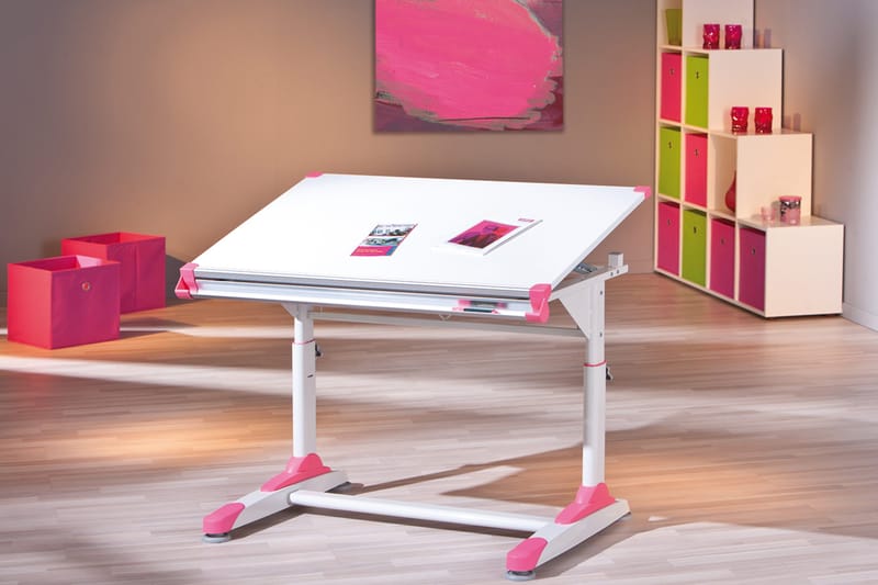 LaKivi Kirjoituspöytä Deborah - Valkoinen - Huonekalut - Pöytä & ruokailuryhmä - Työpöytä - Piirustuspöytä