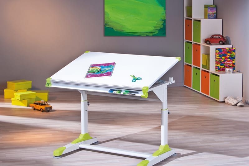 LaKivi Kirjoituspöytä Deborah - Valkoinen - Huonekalut - Pöytä & ruokailuryhmä - Työpöytä - Piirustuspöytä