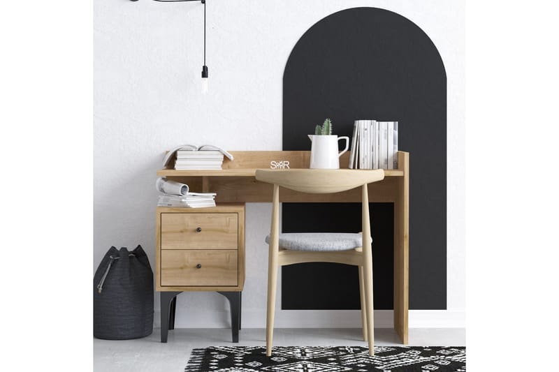 Puuk Kirjoituspöytä 45x100 cm - Tammi - Huonekalut - Pöytä & ruokailuryhmä - Työpöytä - Tietokonepöytä