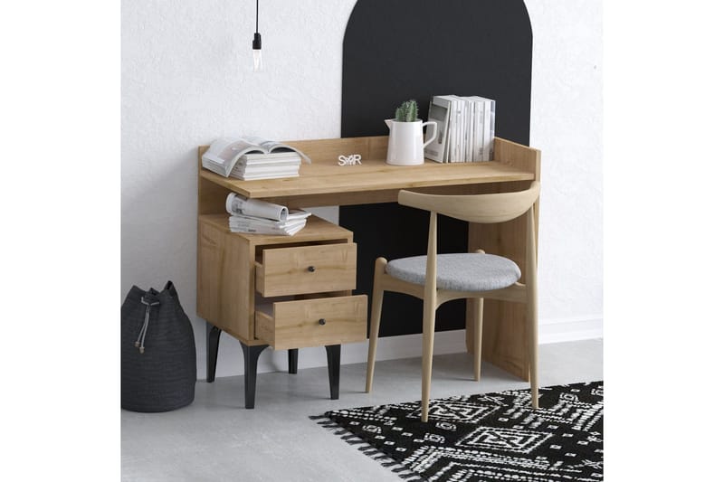 Puuk Kirjoituspöytä 45x100 cm - Tammi - Huonekalut - Pöytä & ruokailuryhmä - Työpöytä - Tietokonepöytä