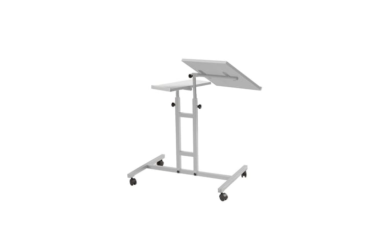 Seisomapöytä Jasiman 67 cm - Valkoinen - Tietokonepöytä
 - Sähköpöytä & säädettävä työpöytä - Kirjoituspöytä