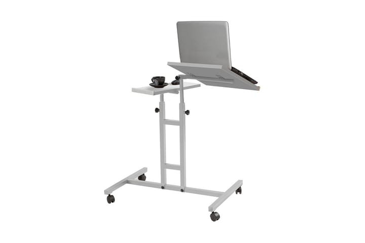 Seisomapöytä Villaluazo 67 cm Teksti Raidallinen - Valkoinen - Tietokonepöytä
 - Sähköpöytä & säädettävä työpöytä - Kirjoituspöytä