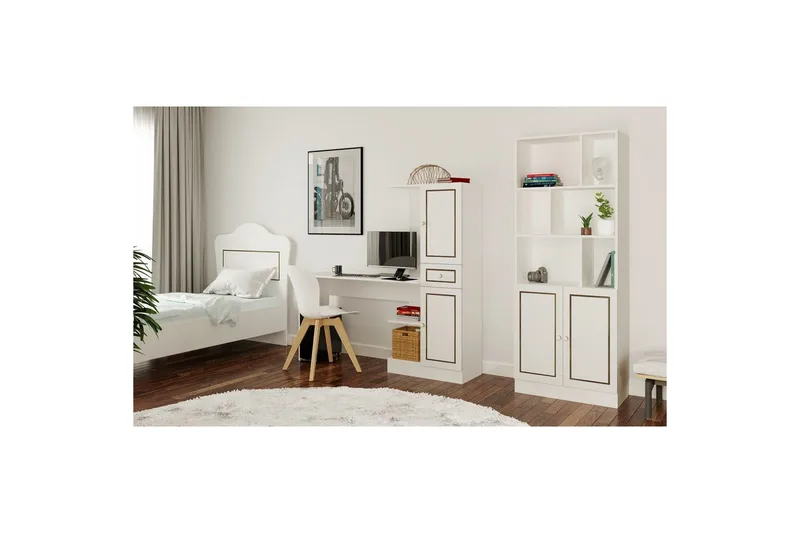 Salor Kirjoituspöytä 40x120 cm - Valkoinen - Huonekalut - Pöytä & ruokailuryhmä - Työpöytä
 - Tietokonepöytä