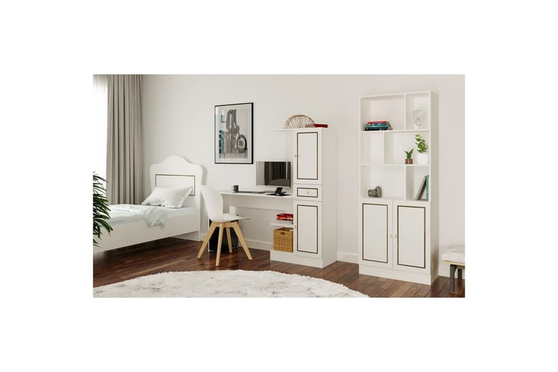 Salor Kirjoituspöytä 40x120 cm - Valkoinen - Huonekalut - Pöytä & ruokailuryhmä - Työpöytä - Tietokonepöytä