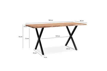 Skrivbord & datorbord Wohnling 180x90 cm - Huonekalut - Pöytä & ruokailuryhmä - Työpöytä - Tietokonepöytä