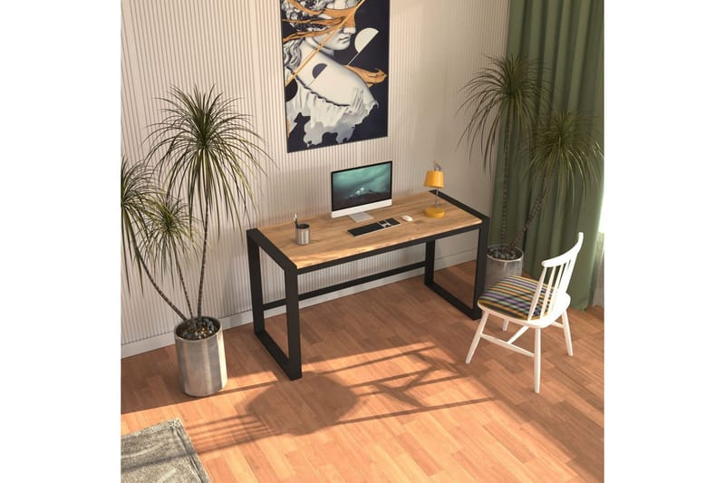 Sorix Kirjoituspöytä 55x152 cm - Musta/Luonnollinen - Huonekalut - Pöytä & ruokailuryhmä - Työpöytä
 - Tietokonepöytä