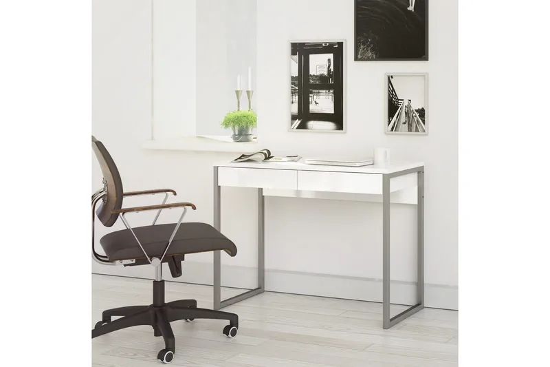 Taketo Kirjoituspöytä 40x101,6 cm - Valkoinen - Huonekalut - Pöytä & ruokailuryhmä - Työpöytä - Kirjoituspöytä