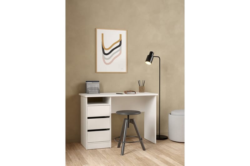 Taketo Kirjoituspöytä 49x110 cm - Valkoinen - Huonekalut - Pöytä & ruokailuryhmä - Työpöytä
 - Kirjoituspöytä