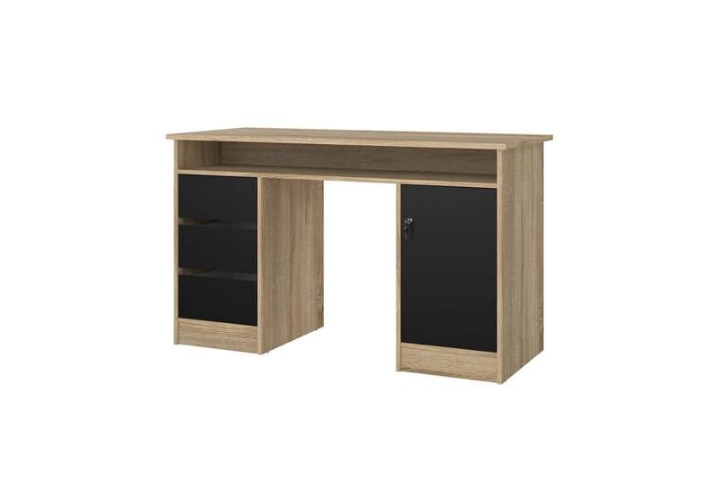 Taketo Kirjoituspöytä 55x126 cm - Luonnonväri/Musta - Huonekalut - Pöytä & ruokailuryhmä - Työpöytä
 - Kirjoituspöytä