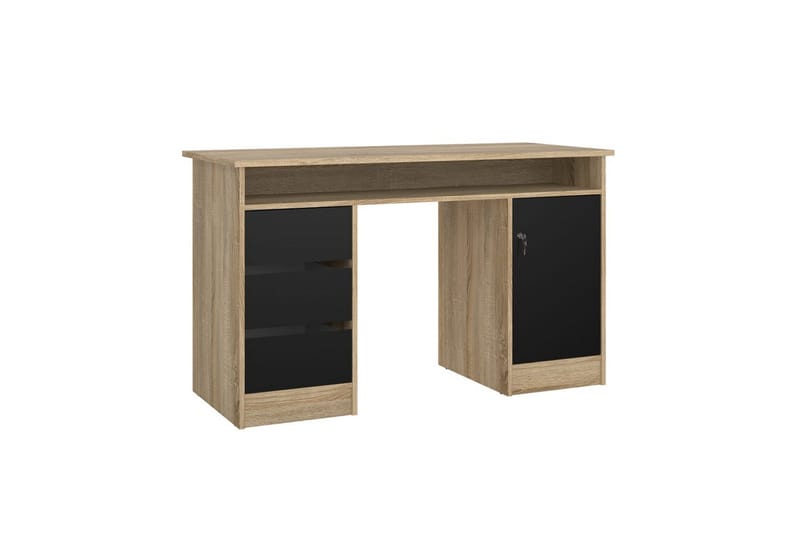 Taketo Kirjoituspöytä 55x126 cm - Luonnonväri/Musta - Huonekalut - Pöytä & ruokailuryhmä - Työpöytä
 - Kirjoituspöytä