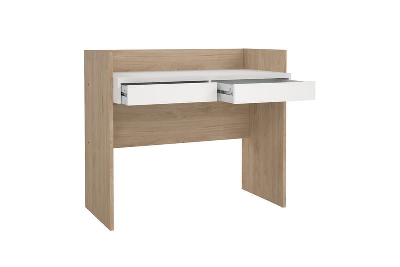 Taketo Kirjoituspöytä 56x102 cm - Valkoinen/Luonnonväri - Huonekalut - Pöytä & ruokailuryhmä - Työpöytä
 - Kirjoituspöytä
