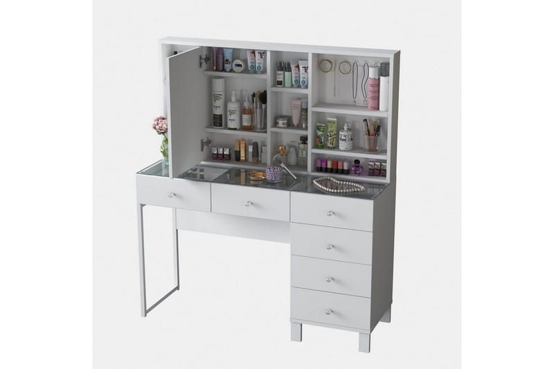 Talros Kampauspöytä 120 cm - Valkoinen - Huonekalut - Pöytä & ruokailuryhmä - Työpöytä
 - Tietokonepöytä