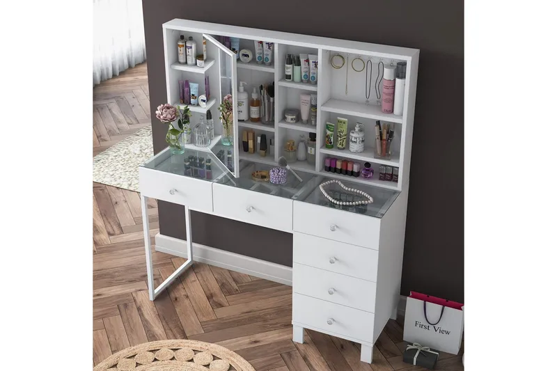 Talros Kampauspöytä 120 cm - Valkoinen - Huonekalut - Pöytä & ruokailuryhmä - Työpöytä - Tietokonepöytä