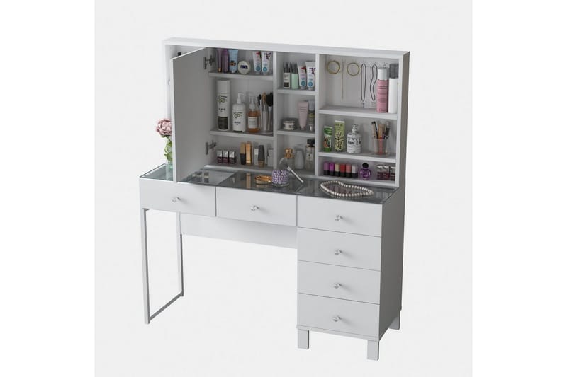 Talros Kampauspöytä 120 cm - Valkoinen - Huonekalut - Pöytä & ruokailuryhmä - Työpöytä
 - Tietokonepöytä