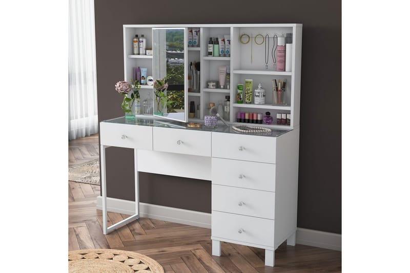 Talros Kampauspöytä 120 cm - Valkoinen - Huonekalut - Pöytä & ruokailuryhmä - Työpöytä
 - Tietokonepöytä