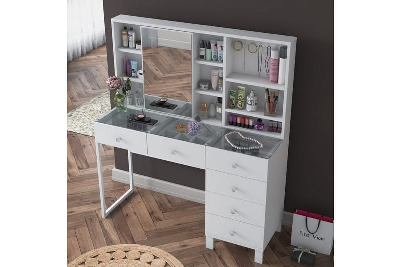 Talros Kampauspöytä 120 cm - Valkoinen - Huonekalut - Pöytä & ruokailuryhmä - Työpöytä
 - Tietokonepöytä