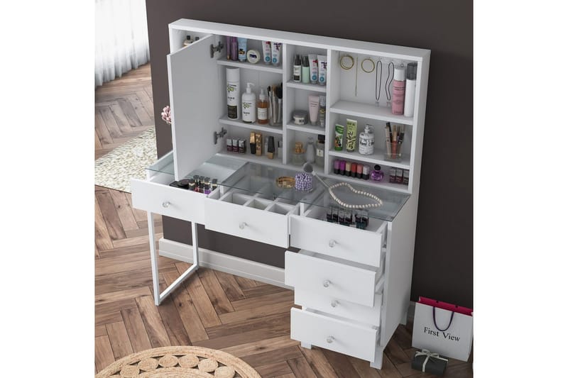 Talros Kampauspöytä 120 cm - Valkoinen - Huonekalut - Pöytä & ruokailuryhmä - Työpöytä
 - Tietokonepöytä