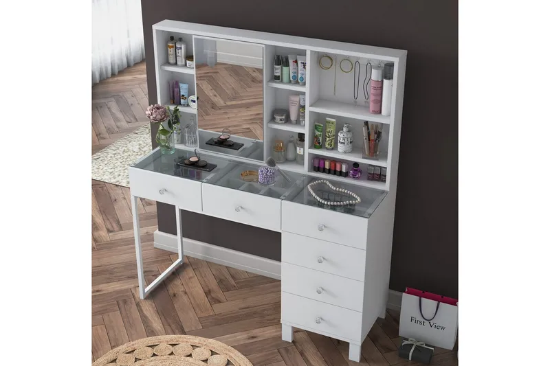 Talros Kampauspöytä 120 cm - Valkoinen - Huonekalut - Pöytä & ruokailuryhmä - Työpöytä
 - Tietokonepöytä