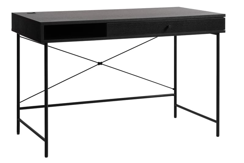 Kirjoituspöytä Benzem 120 cm - Musta - Huonekalut - Pöytä & ruokailuryhmä - Työpöytä - Tietokonepöytä