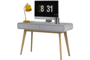 Kirjoituspöytä Caitlyn 120 cm - Harmaa - Huonekalut - Pöytä & ruokailuryhmä - Työpöytä - Tietokonepöytä