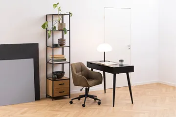 Kirjoituspöytä Castor 110x110 cm - Musta - Huonekalut - Pöytä & ruokailuryhmä - Työpöytä - Tietokonepöytä