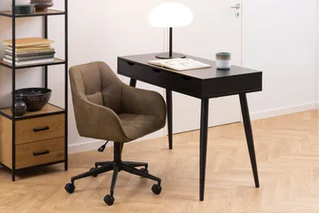 Kirjoituspöytä Castor 110x110 cm - Musta - Huonekalut - Pöytä & ruokailuryhmä - Työpöytä - Tietokonepöytä