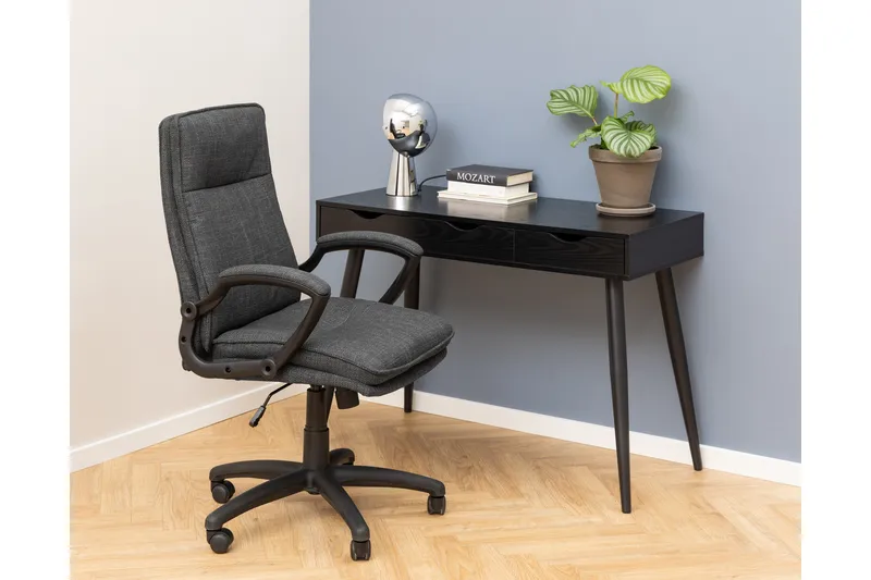 Kirjoituspöytä Castor 110x110 cm - Musta - Huonekalut - Pöytä & ruokailuryhmä - Työpöytä - Tietokonepöytä