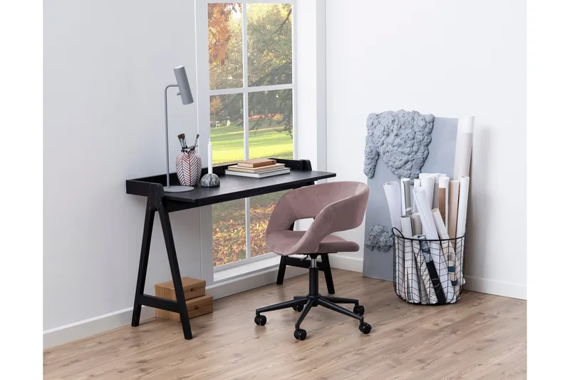Kirjoituspöytä Forsby 127x127 cm - Musta - Huonekalut - Pöytä & ruokailuryhmä - Työpöytä - Tietokonepöytä