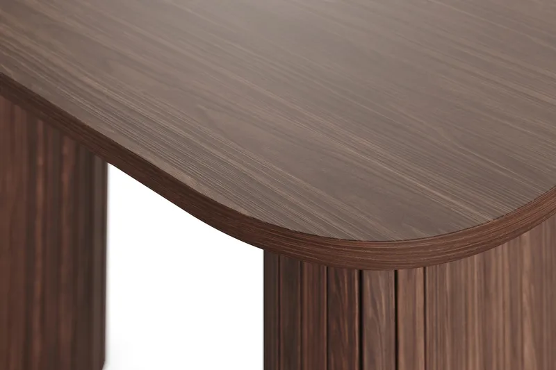 Kirjoituspöytä Kopparbo 100 cm - Tummanruskea pähkinäpuu - Huonekalut - Pöytä & ruokailuryhmä - Työpöytä
 - Tietokonepöytä