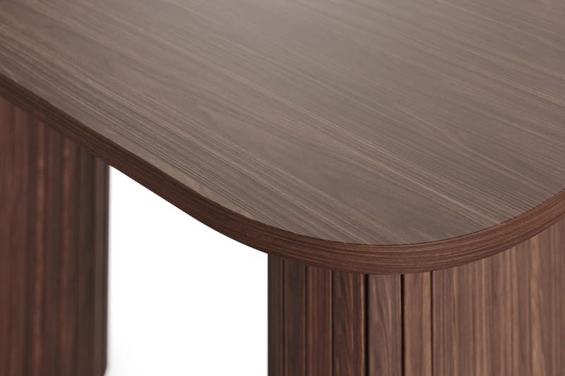 Kirjoituspöytä Kopparbo 100 cm - Tummanruskea pähkinäpuu - Huonekalut - Pöytä & ruokailuryhmä - Työpöytä - Tietokonepöytä