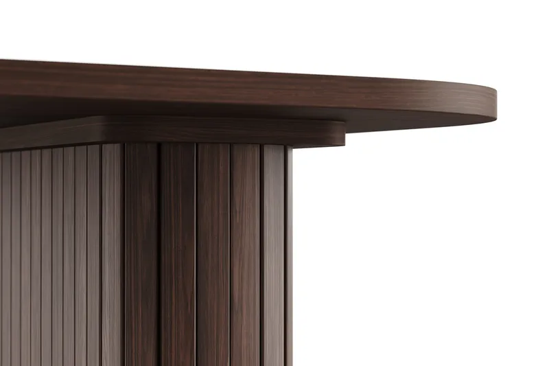 Kirjoituspöytä Kopparbo 100 cm - Tummanruskea pähkinäpuu - Huonekalut - Pöytä & ruokailuryhmä - Työpöytä
 - Tietokonepöytä