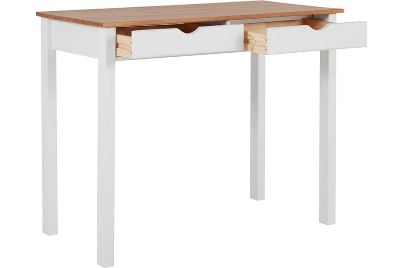 Kirjoituspöytä Mithiki 100 cm - Valkoinen - Huonekalut - Pöytä & ruokailuryhmä - Työpöytä
 - Tietokonepöytä