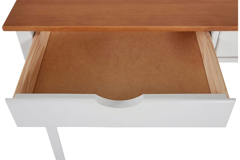 Kirjoituspöytä Mithiki 100 cm - Valkoinen - Huonekalut - Pöytä & ruokailuryhmä - Työpöytä
 - Tietokonepöytä