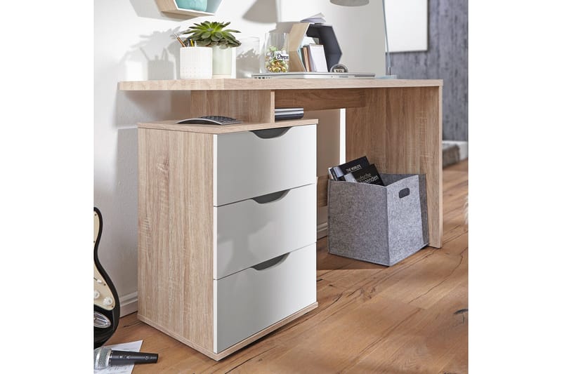 Kirjoituspöytä Raelie - Puu/Luonnonväri - Huonekalut - Pöytä & ruokailuryhmä - Työpöytä - Tietokonepöytä