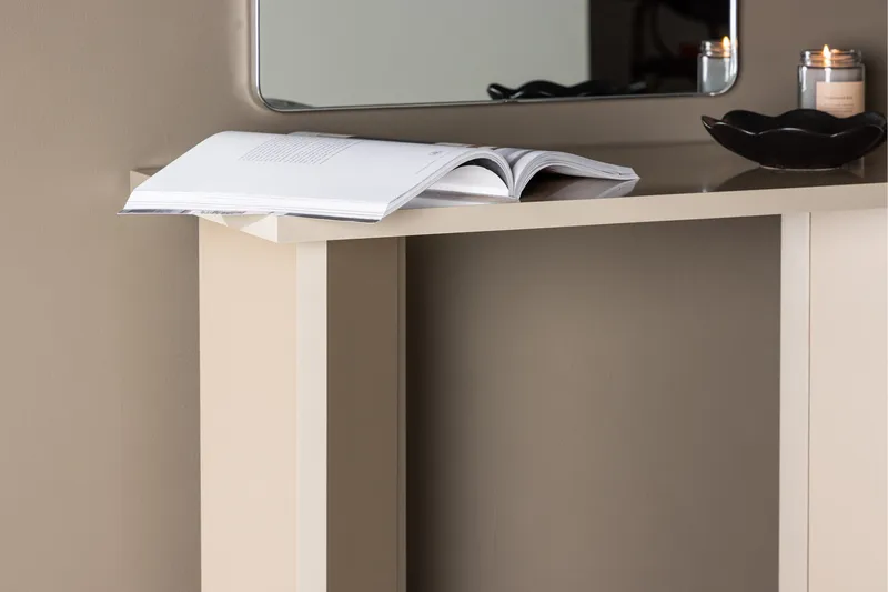 Kristiansund Kirjoituspöytä 90x42 cm Beige - Venture Home - Huonekalut - Pöytä & ruokailuryhmä - Työpöytä - Tietokonepöytä