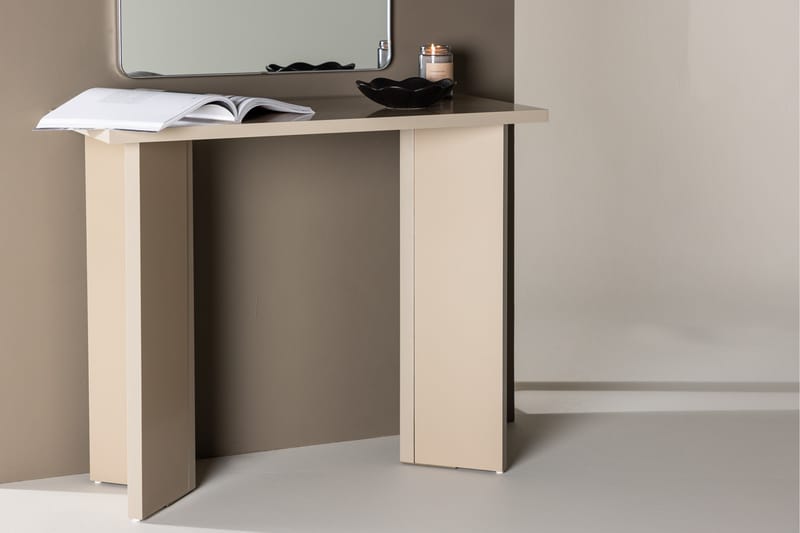Kristiansund Kirjoituspöytä 90x42 cm Beige - Venture Home - Huonekalut - Pöyt�ä & ruokailuryhmä - Työpöytä
 - Tietokonepöytä